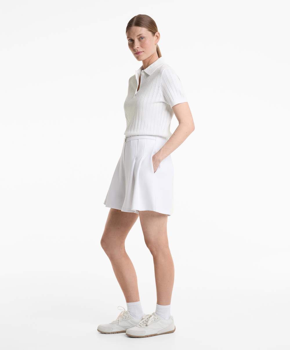 Pointelle knit polo shirt — Product image 7 of 13