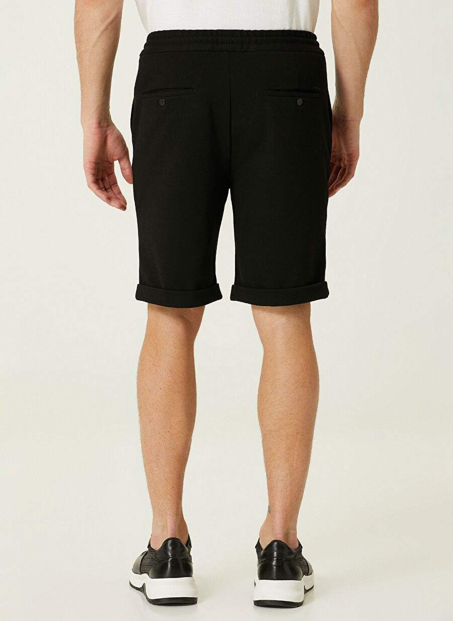 Network Navy Blue Men's Double Leg Tie Waist Slim Fit Shorts 1091005 — Product image 3 of 5