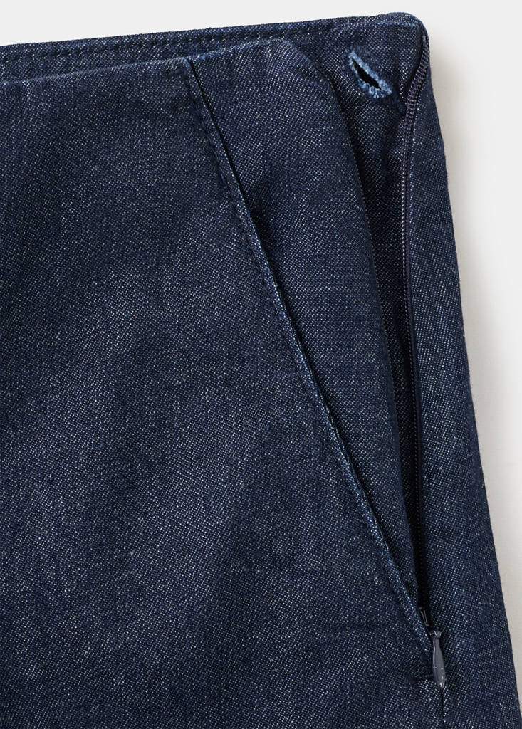 High-waisted denim trousers — Product image 7 of 12
