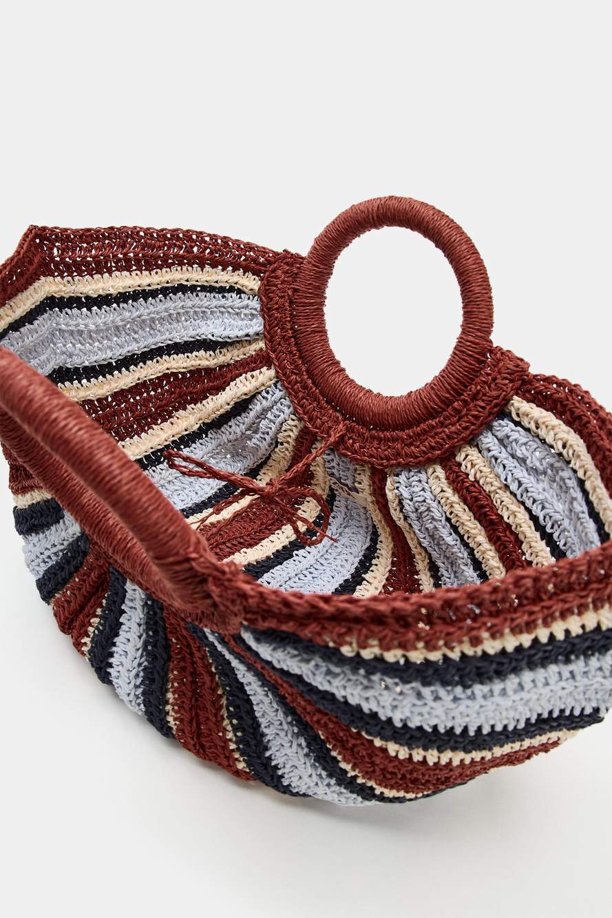 BRAIDED EFFECT HANDBAG — Product image 5 of 5