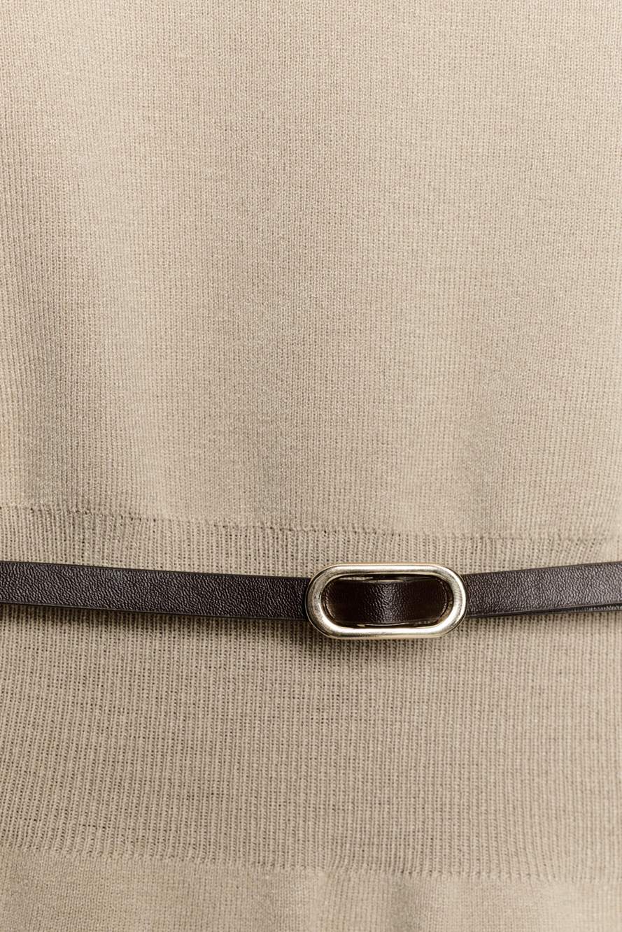 KNIT JUMPER WITH BELT — Product image 8 of 8