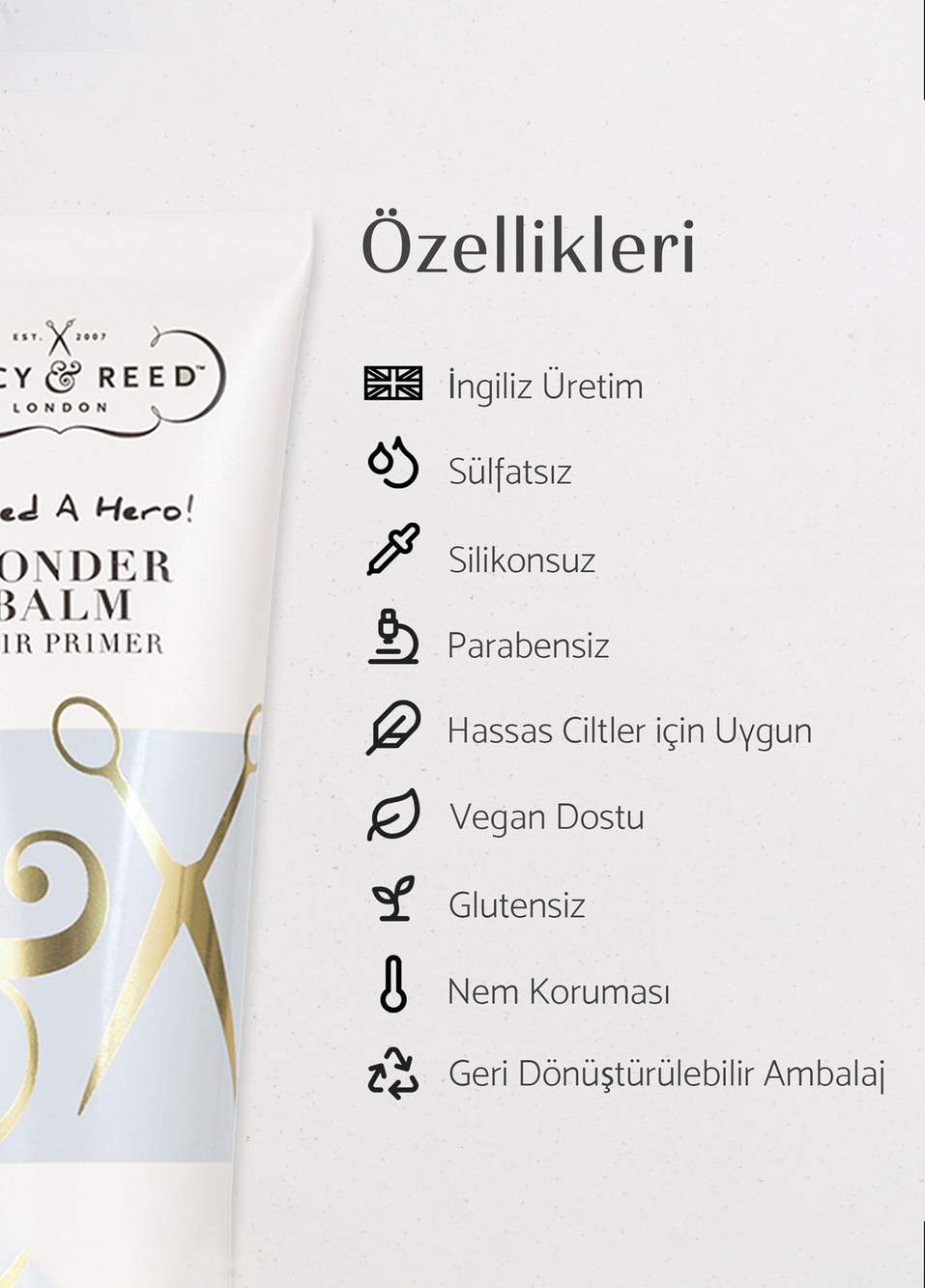 I Need A Hero! Wonder Elektriklenme Önleyici Saç Bakım Balmı 75 ml — صورة المنتج 3 من 5