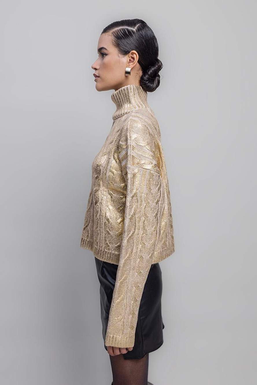 Varak Printed Fishing Collar Sweater — Product image 4 of 5