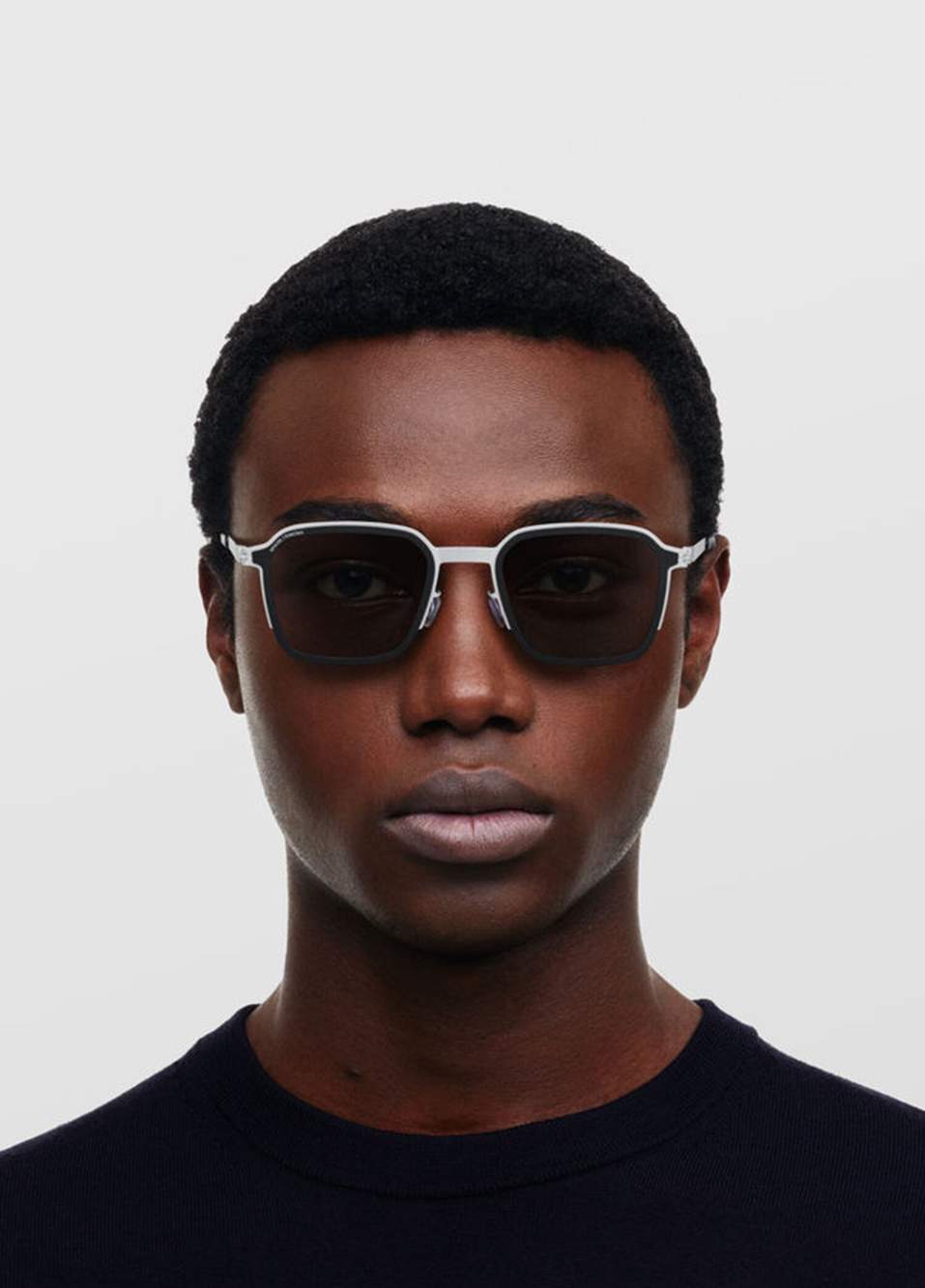 Mr002 Al1 Cgy C379 White Silver Black Titanium Unisex Sunglasses — Product image 6 of 6