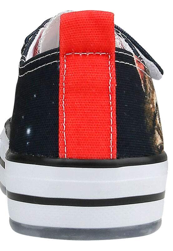 Unisex Kids Vegan Black Light-Up Velcro Sneakers - Paws on Taksim Design — Product image 8 of 10