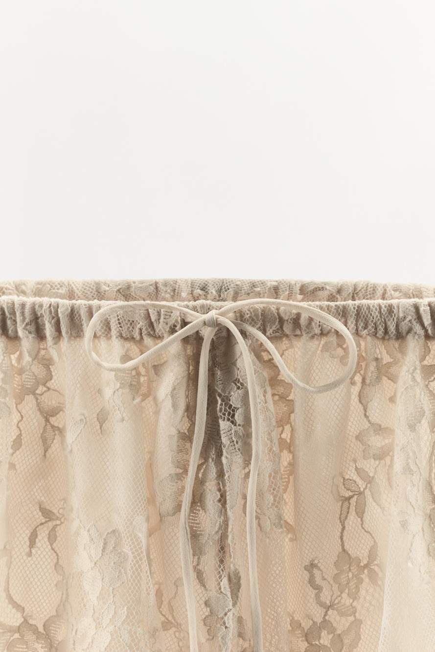 LACE SAROUEL SHORTS — Product image 14 of 14