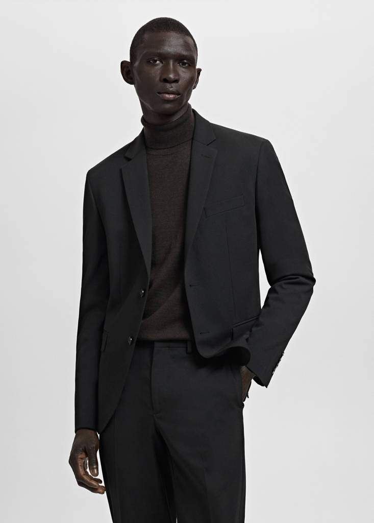 Super slim-fit suit jacket in stretch fabric — Product image 11 of 30