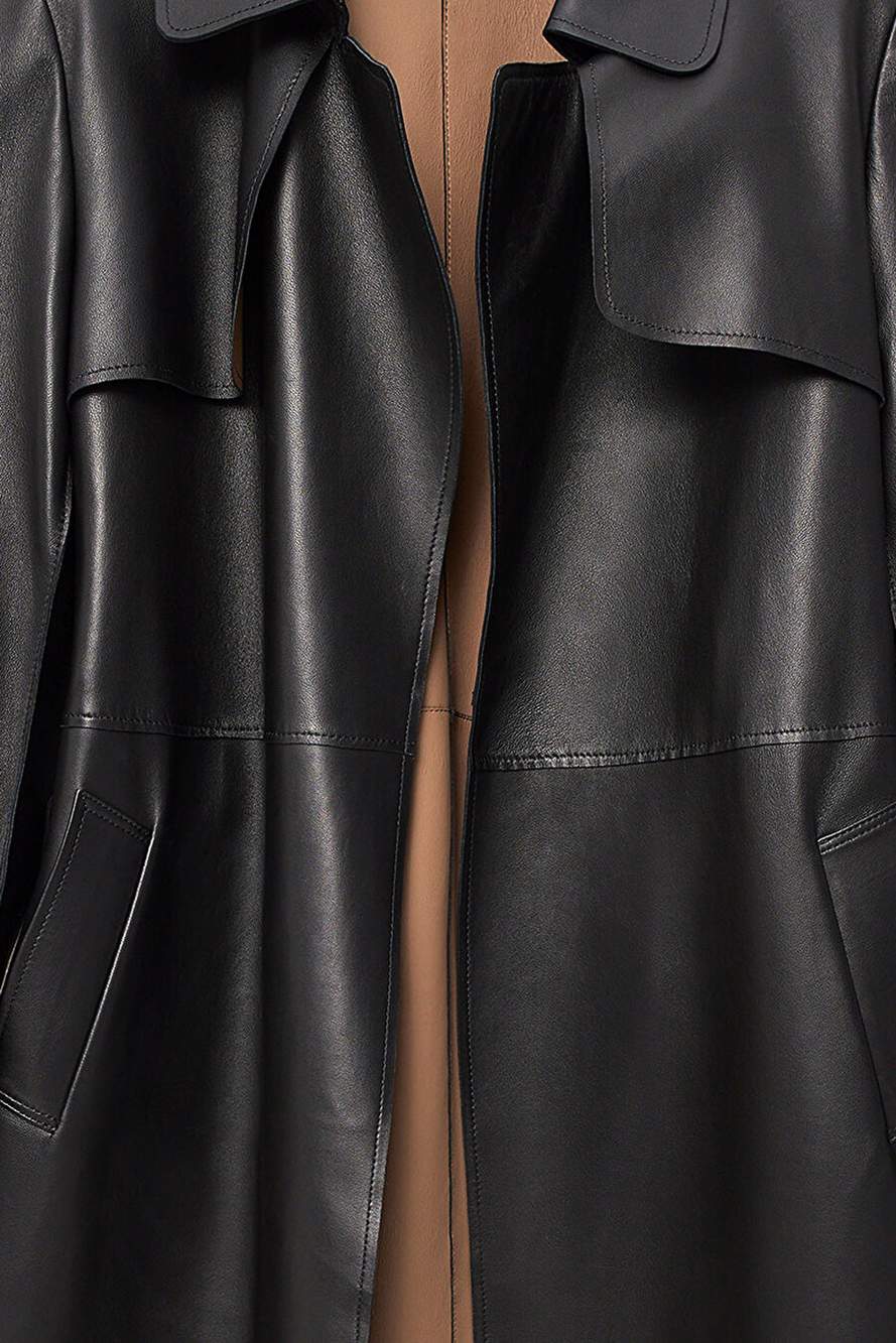 Los Angeles Kadn Black Jacket Collar Leather Parde was 24wgd5224 — Product image 5 of 6