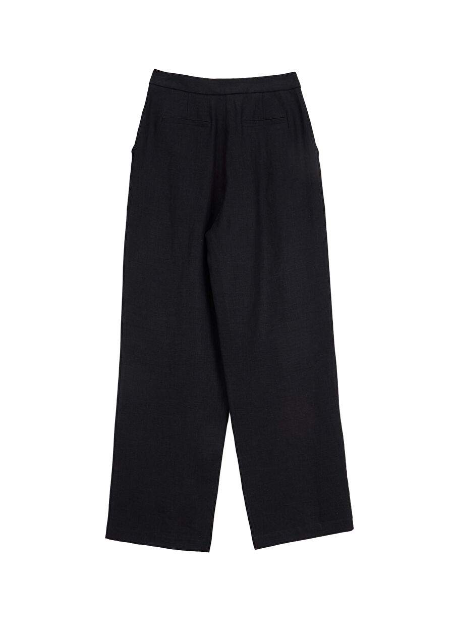 In The Mood For Love Siyah Kadın %100 Keten Pantolon ITMFL-PNT14 — Product image 10 of 10
