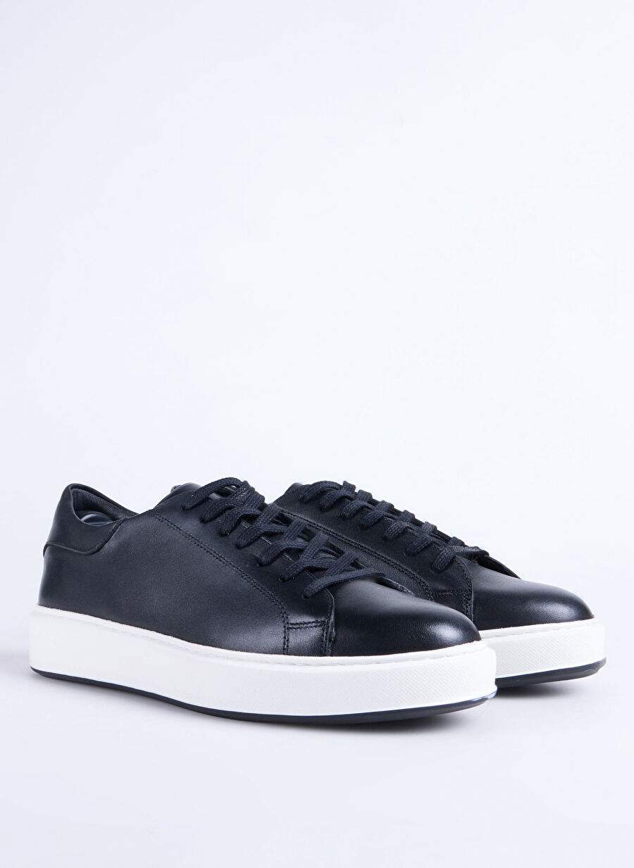 Factory Black Men's Leather Sneakers JAROD — Product image 6 of 11
