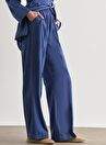 Indigo Blue Mizelle Denim Textured Waist Rubber Genis Paca Pants — Product image 15 of 20
