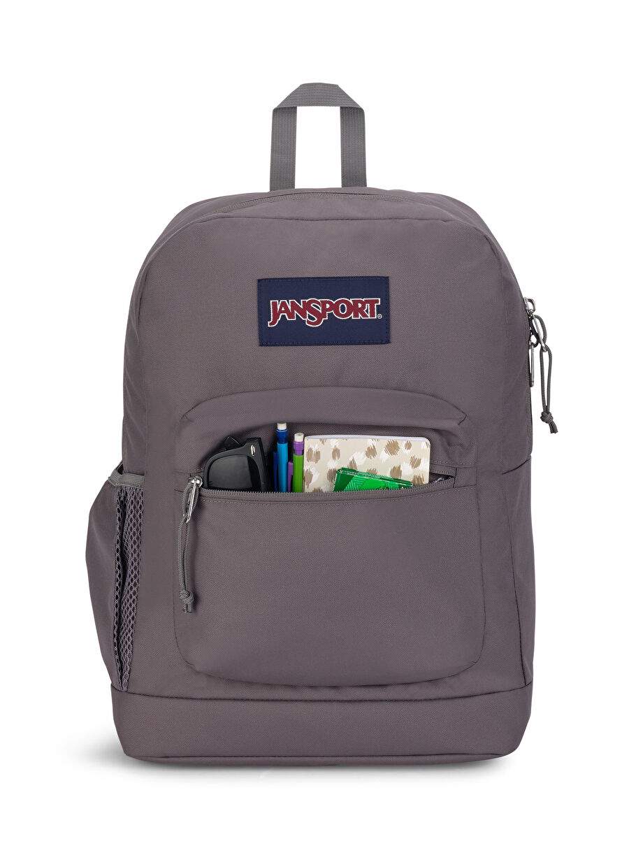 Jansport EK0A5BLBN601 Cross Town Plus Gri Unisex Sırt Çantası — صورة المنتج 3 من 8
