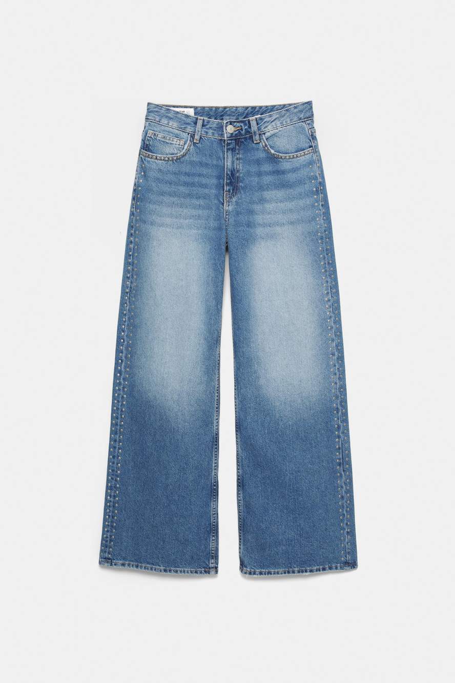 Wide-leg stud jeans — Product image 28 of 60