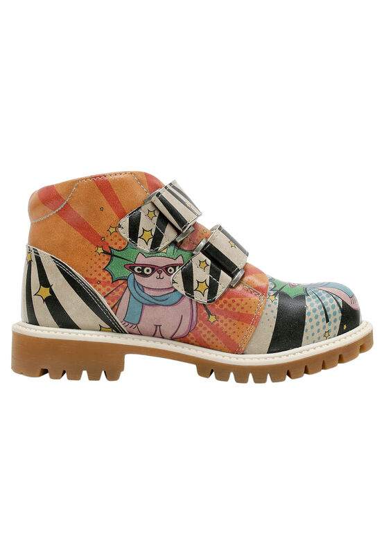 Kids Vegan Leather Multicolor Long Boots - Dogo Cool Design — Product image 4 of 7