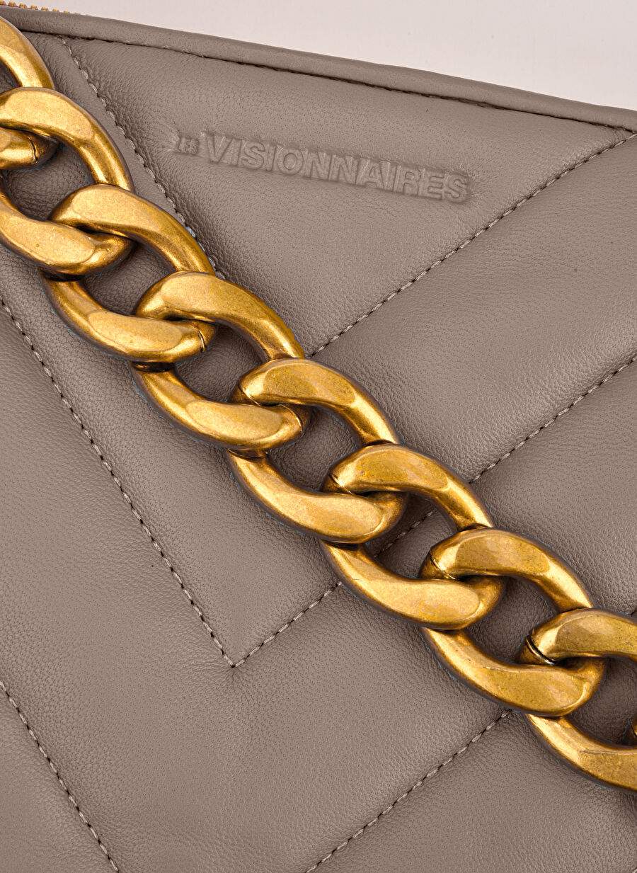 Les Visionnaires Mink Women's Leather Shoulder Bag VERA QLN2005 — Product image 3 of 4