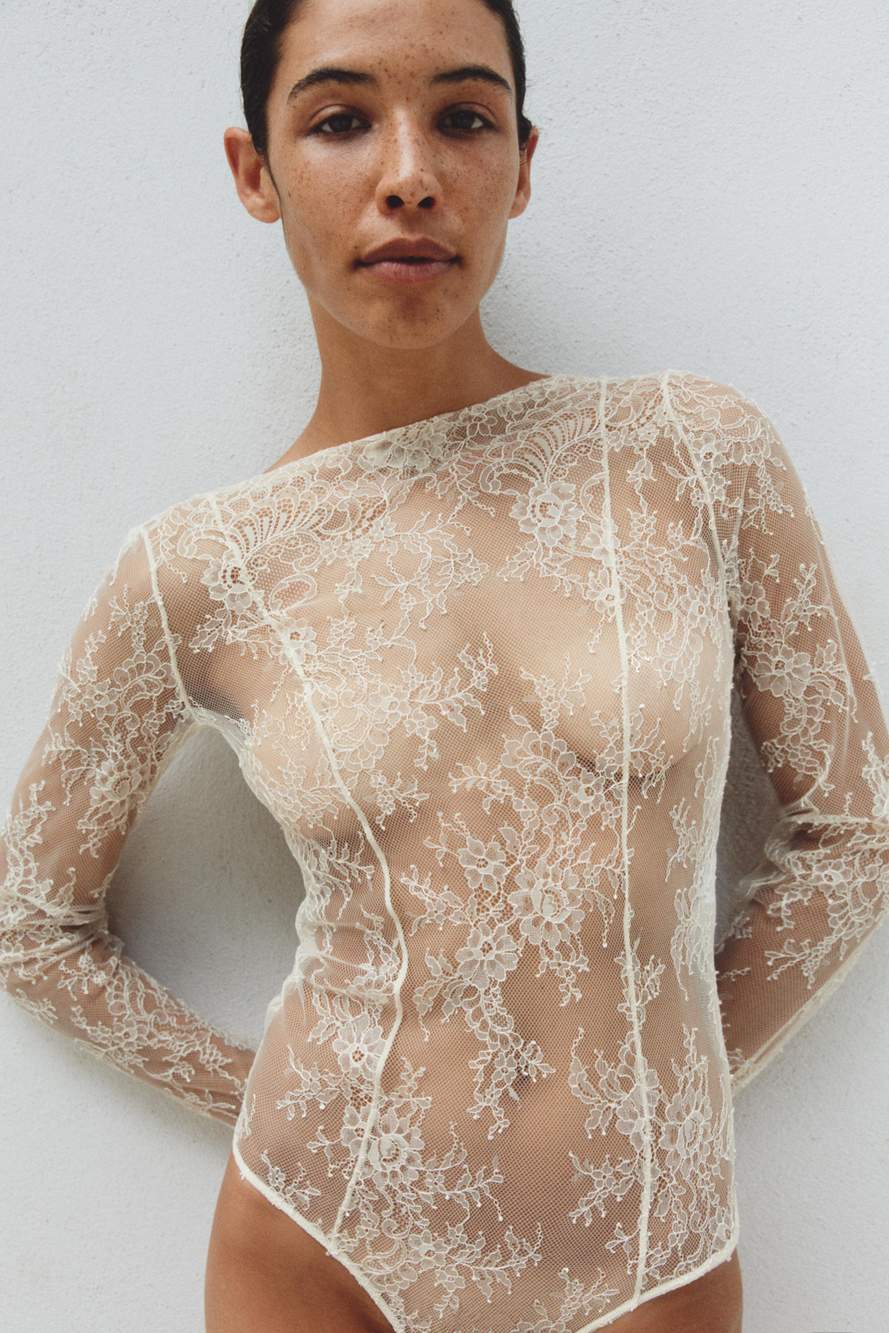 LACE BODYSUIT — Product image 5 of 8