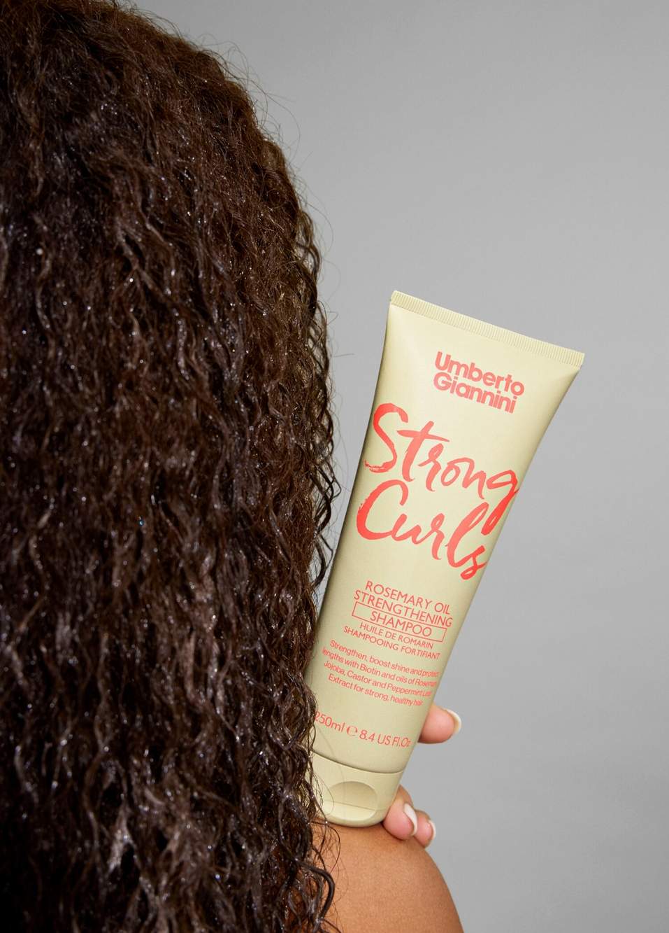 Strong Curls Strengthening Rosemary Oil Curling Shampoo 250 ml — صورة المنتج 3 من 5
