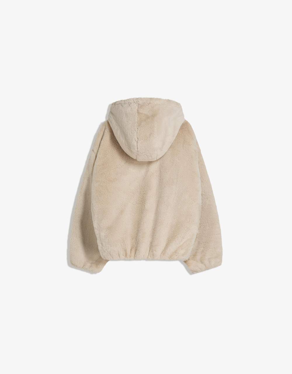 Hooded faux fur jacket — Product image 3 of 11