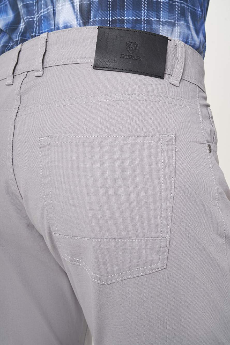 Bisse Erkek 5 Cepli Spor Pantolon Gri PNS23Y23105_D55 — صورة المنتج 4 من 4