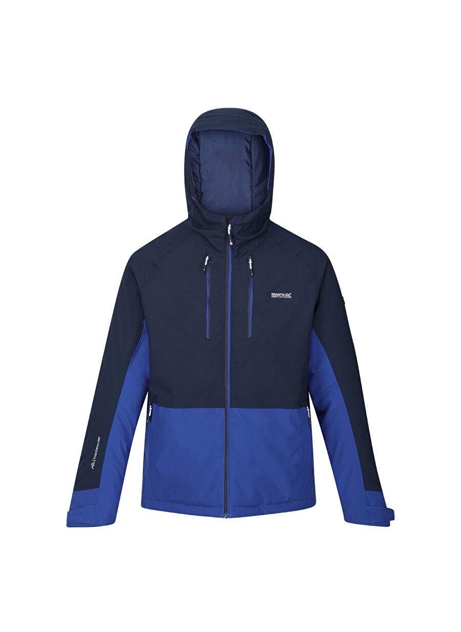 Regatta Navy - Blue Men's Hooded Regular Fit Jacket RMP344 Highton Str III — Product image 1 of 3