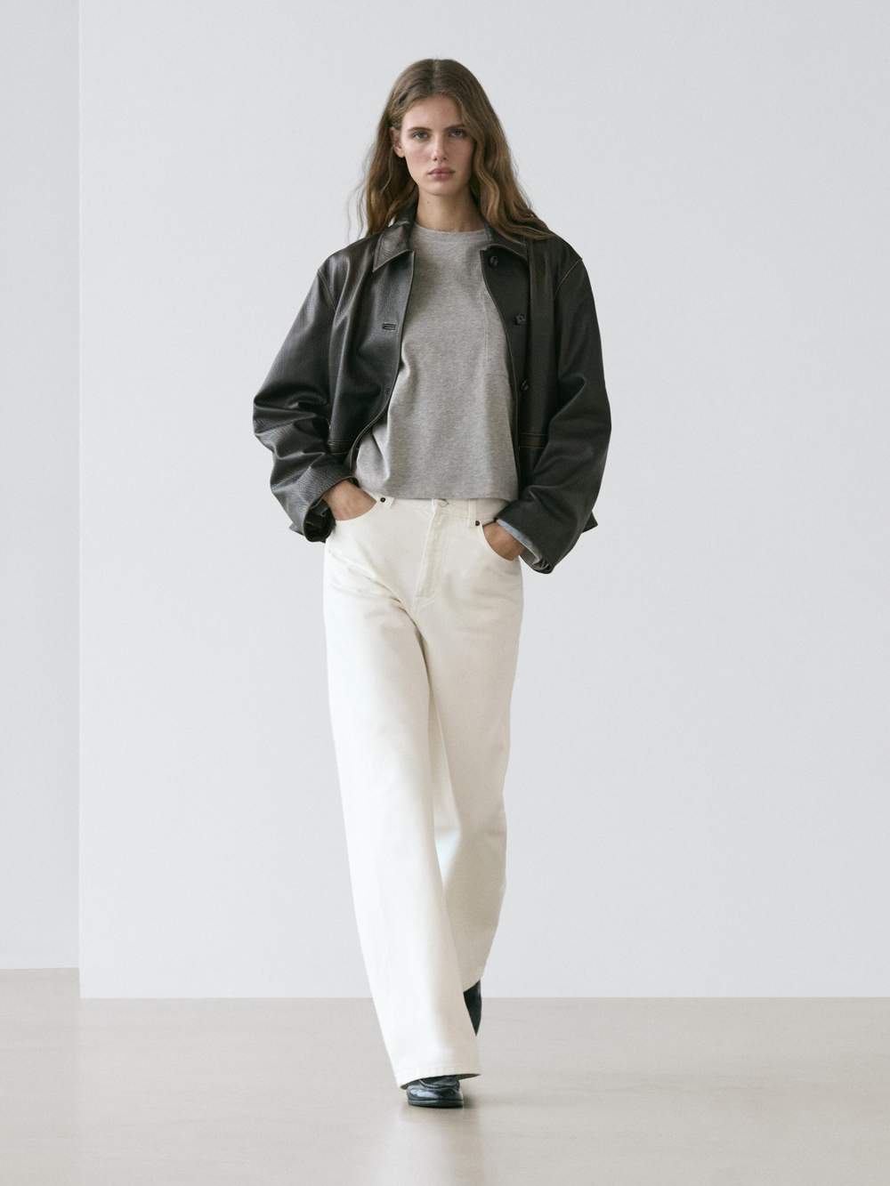 Short nappa leather jacket — Product image 15 of 19