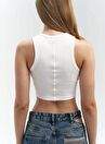 Fleur Fitli Weightlifting Collar White Crop — Product image 19 of 35