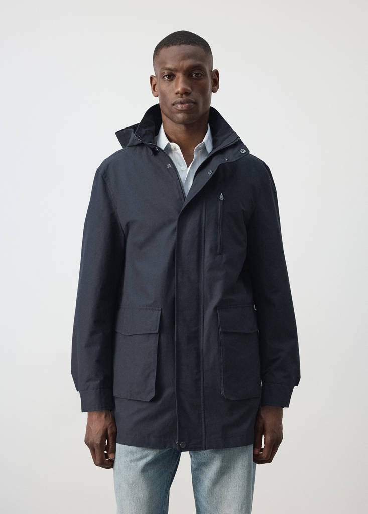 Water-repellent hooded parka — Product image 3 of 8