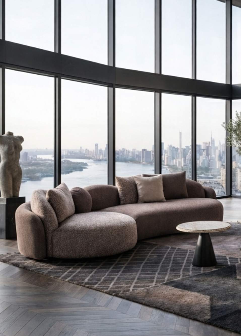 Nesta Brown Quad Sofa — Product image 6 of 6