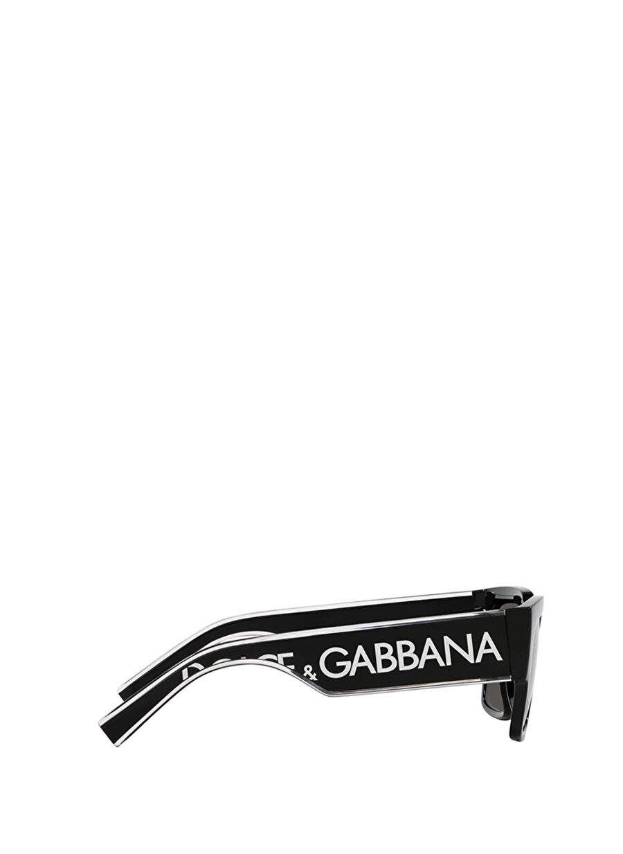 Dolce&Gabbana DG6184 Köşeli Siyah Erkek Güneş Gözlüğü — صورة المنتج 10 من 11