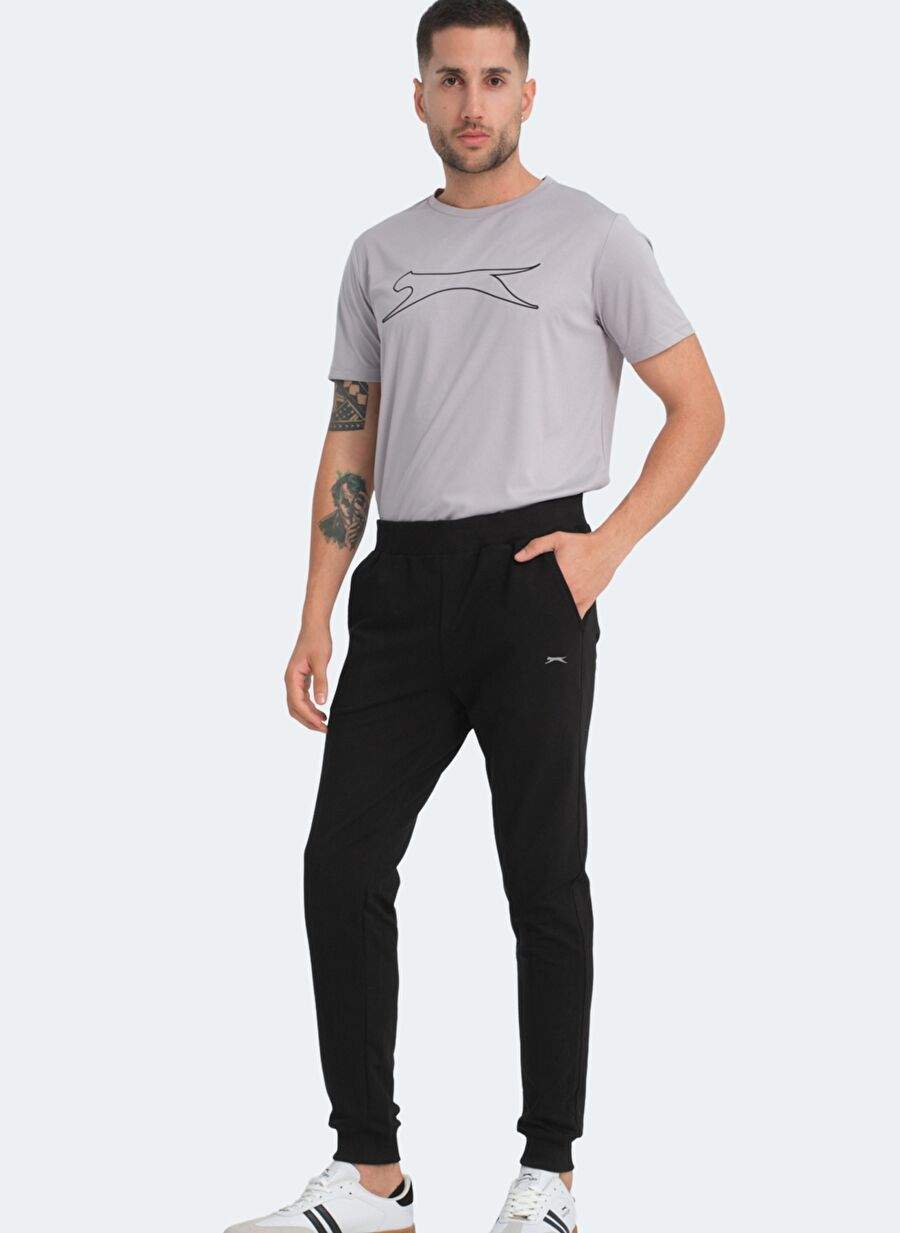 Slazenger Rain Erkek Esofman Alt Siyah — صورة المنتج 6 من 7