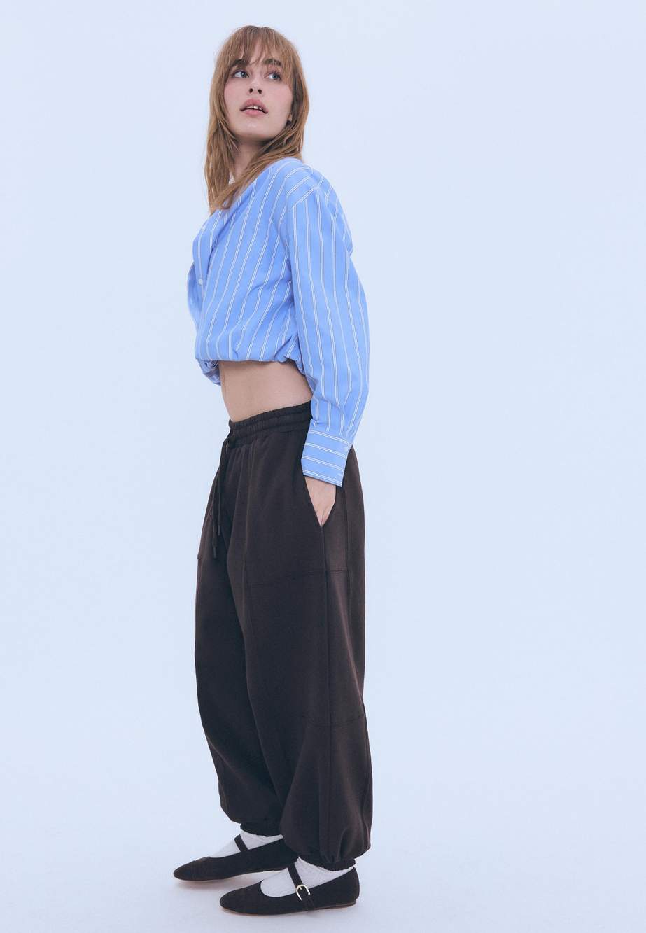 Plush balloon jogger trousers — صورة المنتج 78 من 140