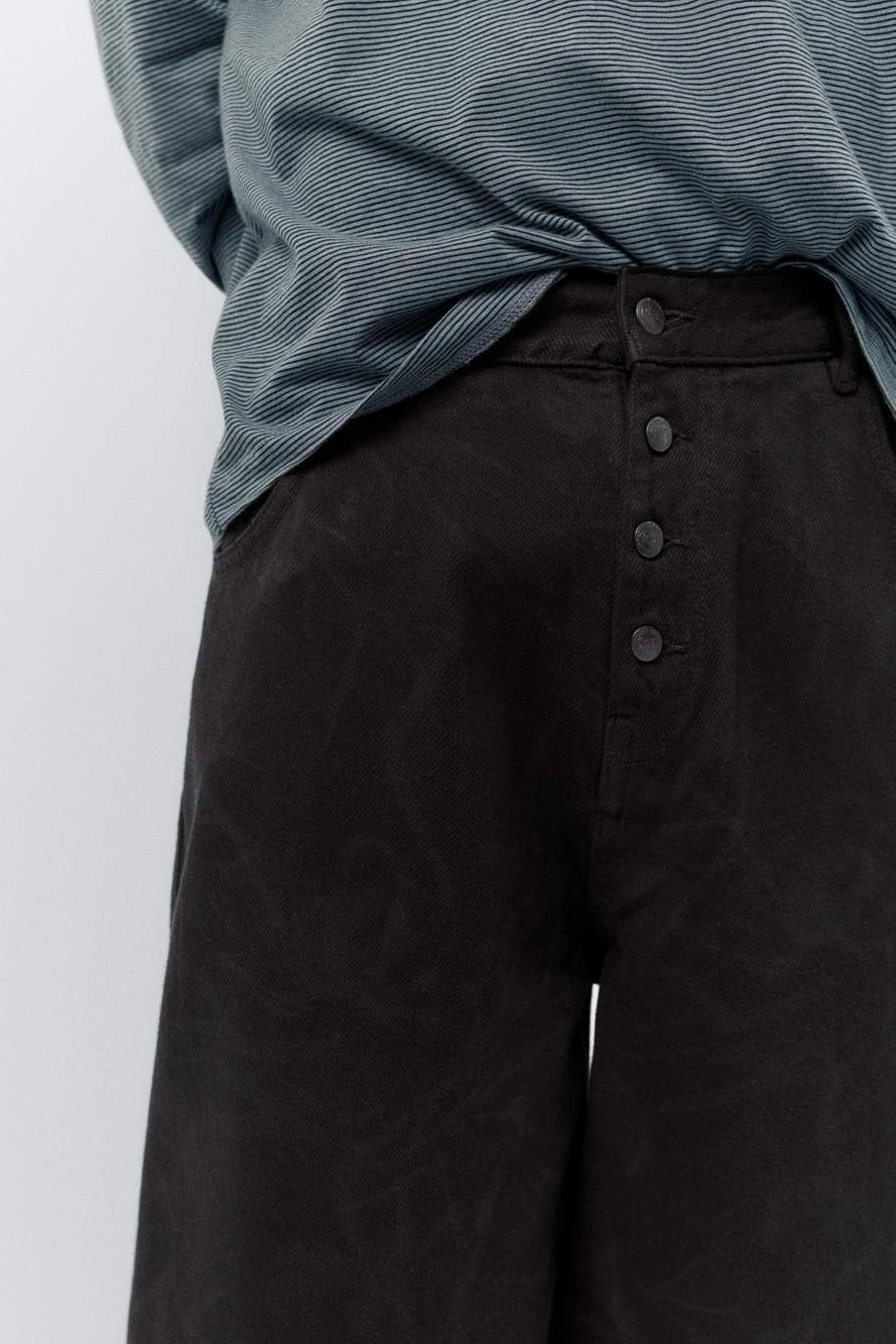 Laser print baggy jeans — صورة المنتج 3 من 25