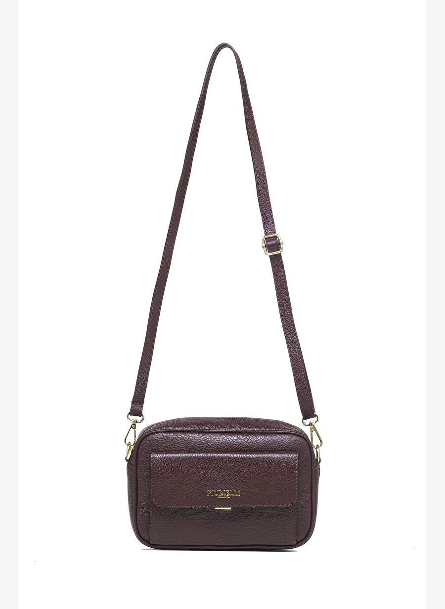 Women's Cross Bag SANDY Piumelli Milano Bag D54 Burgundy — صورة المنتج 4 من 7