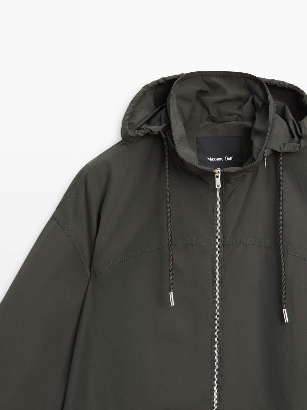 Technical fabric trench coat with hood — Product image 6 of 12