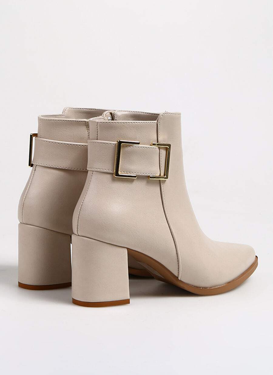 F By Factory Beige Female Heeled Boat HAYLE — Product image 3 of 5