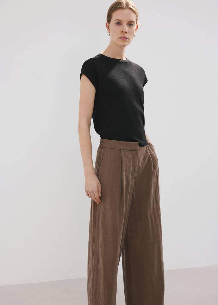 Straight lyocell trousers — Product image 5 of 8