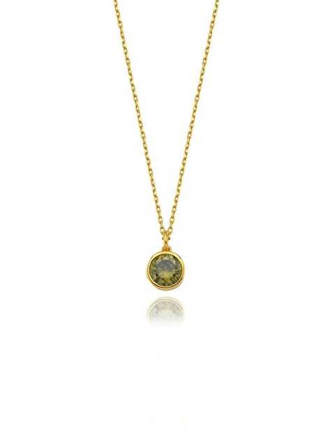 Ack Yesil Cosmic Zincirli Burc Kolye Agustos