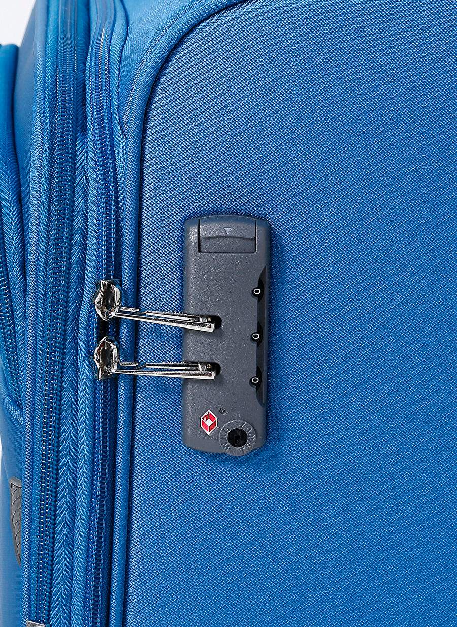 Pierre Cardin Blue Unisex Squeegee Fabric Suitcase 04PC6000-03 — Product image 4 of 5