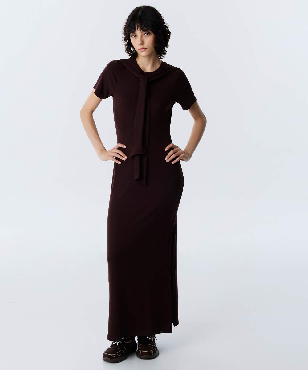 Necktie Strapped Pliers Dress — صورة المنتج 3 من 4