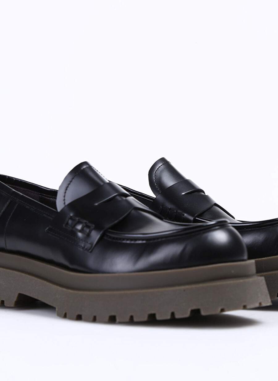 Laura Bellariva Black Women's Leather Loafer P9101 — Product image 3 of 5
