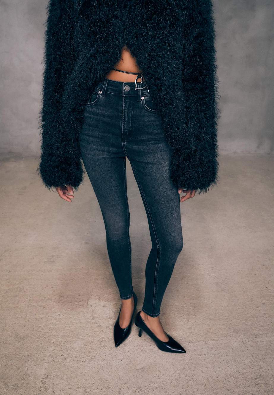 D09 Super high-waist skinny jeans — صورة المنتج 101 من 104