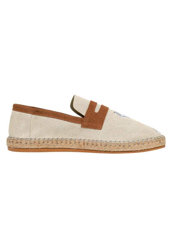 Men Vegan Cream Espadrilles - Uptown Tigers Design — صورة المنتج 4 من 9