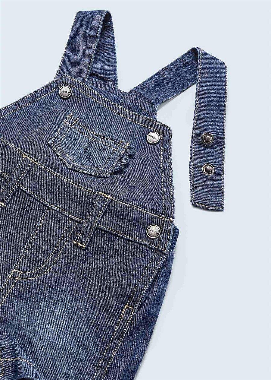 Mayoral Yenidoğan Erkek Bebek Kot Salopet ve Tshirt — Product image 3 of 4