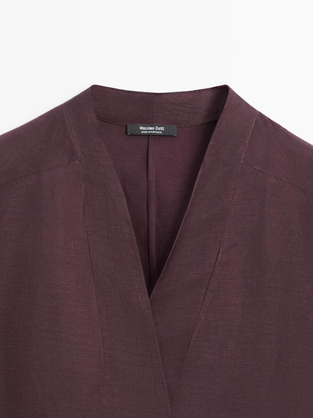 Linen blend shirt with bow detail — Product image 7 of 12