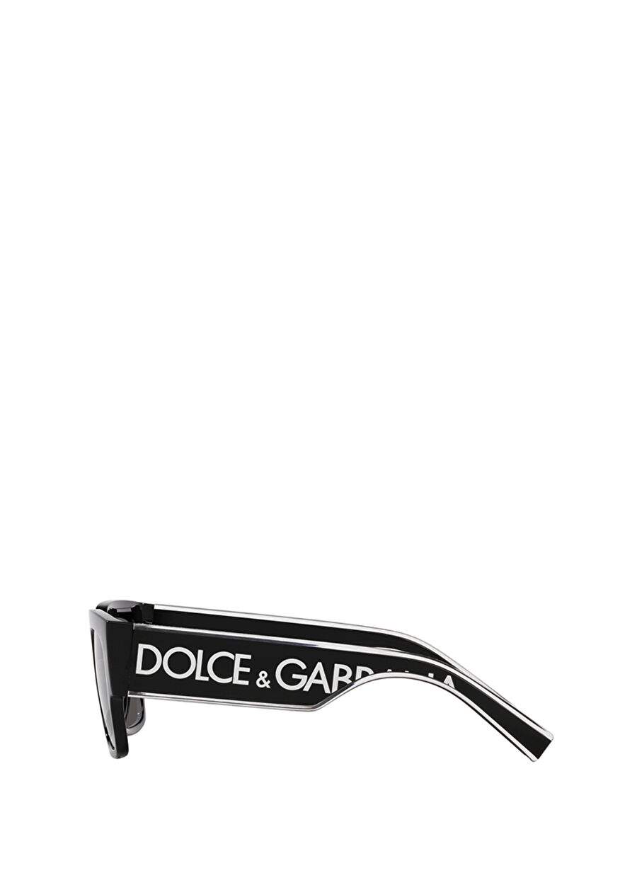 Dolce&Gabbana DG6184 Köşeli Siyah Erkek Güneş Gözlüğü — صورة المنتج 4 من 11