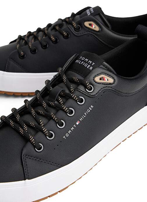 Tommy Hilfiger Black Male Sneaker Th Hi Vulc Core Low Cleat Lth — Product image 24 of 30
