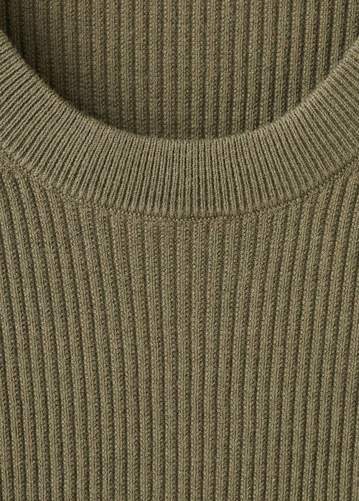 Fine rib-knit cotton sweater — Product image 23 of 30