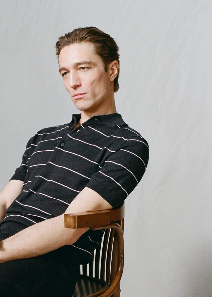 Linen blend striped polo shirt — Product image 7 of 9