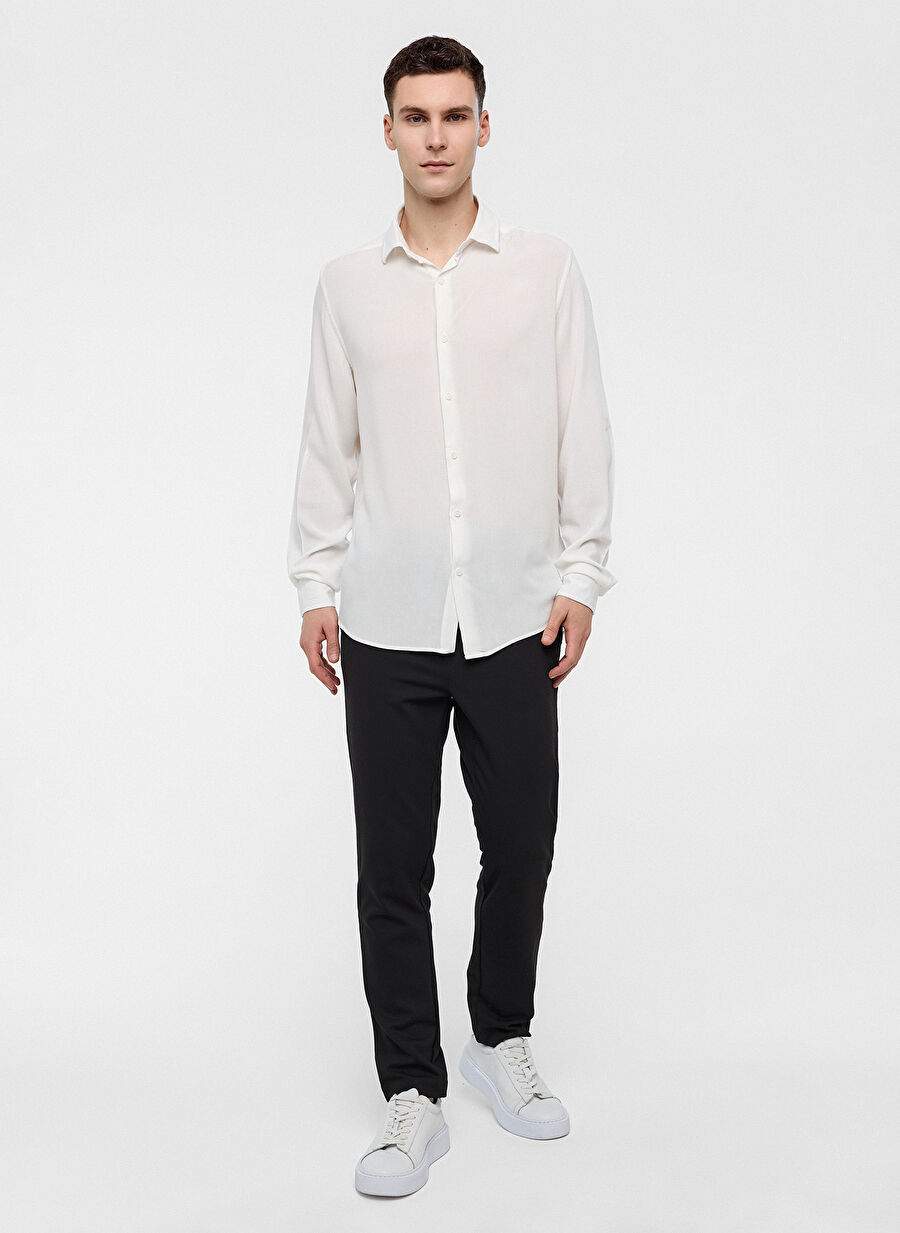 Back and Bond White Men's Regular Fit Shirt B34T20045 — Product image 6 of 9