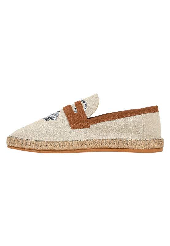 Men Vegan Cream Espadrilles - Uptown Tigers Design — صورة المنتج 6 من 9